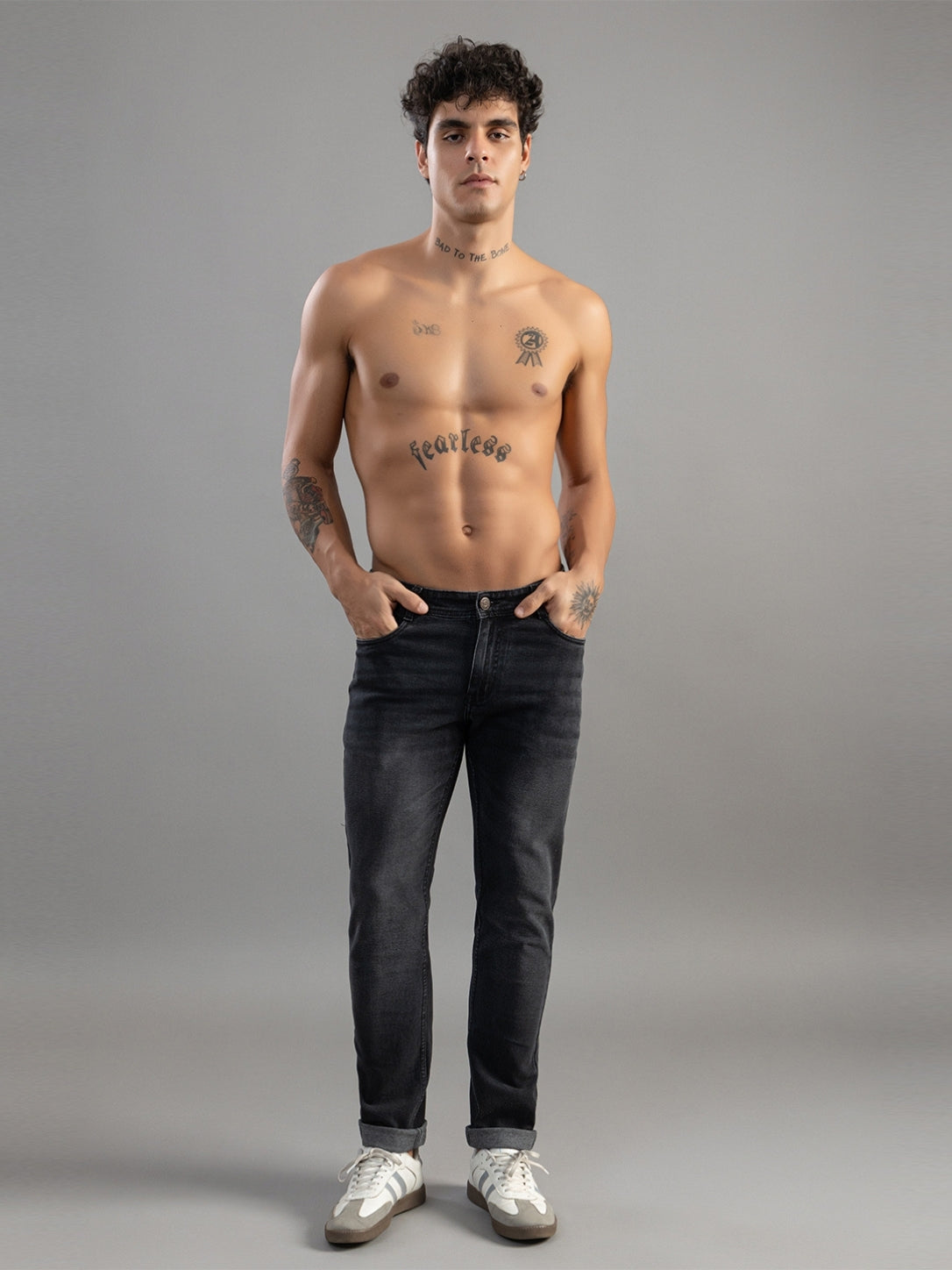 Club York Urban Wash Tapered Jeans