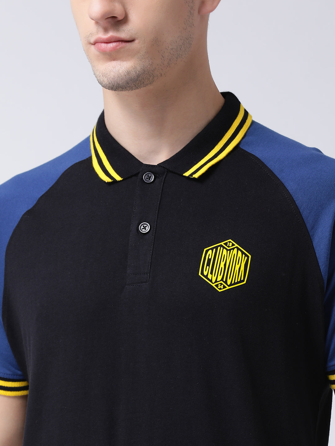 Black Polo Neck T-shirt