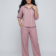Relaxed Button-Down Co-Ord Set