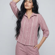 Relaxed Button-Down Co-Ord Set
