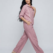 Relaxed Button-Down Co-Ord Set