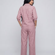 Relaxed Button-Down Co-Ord Set