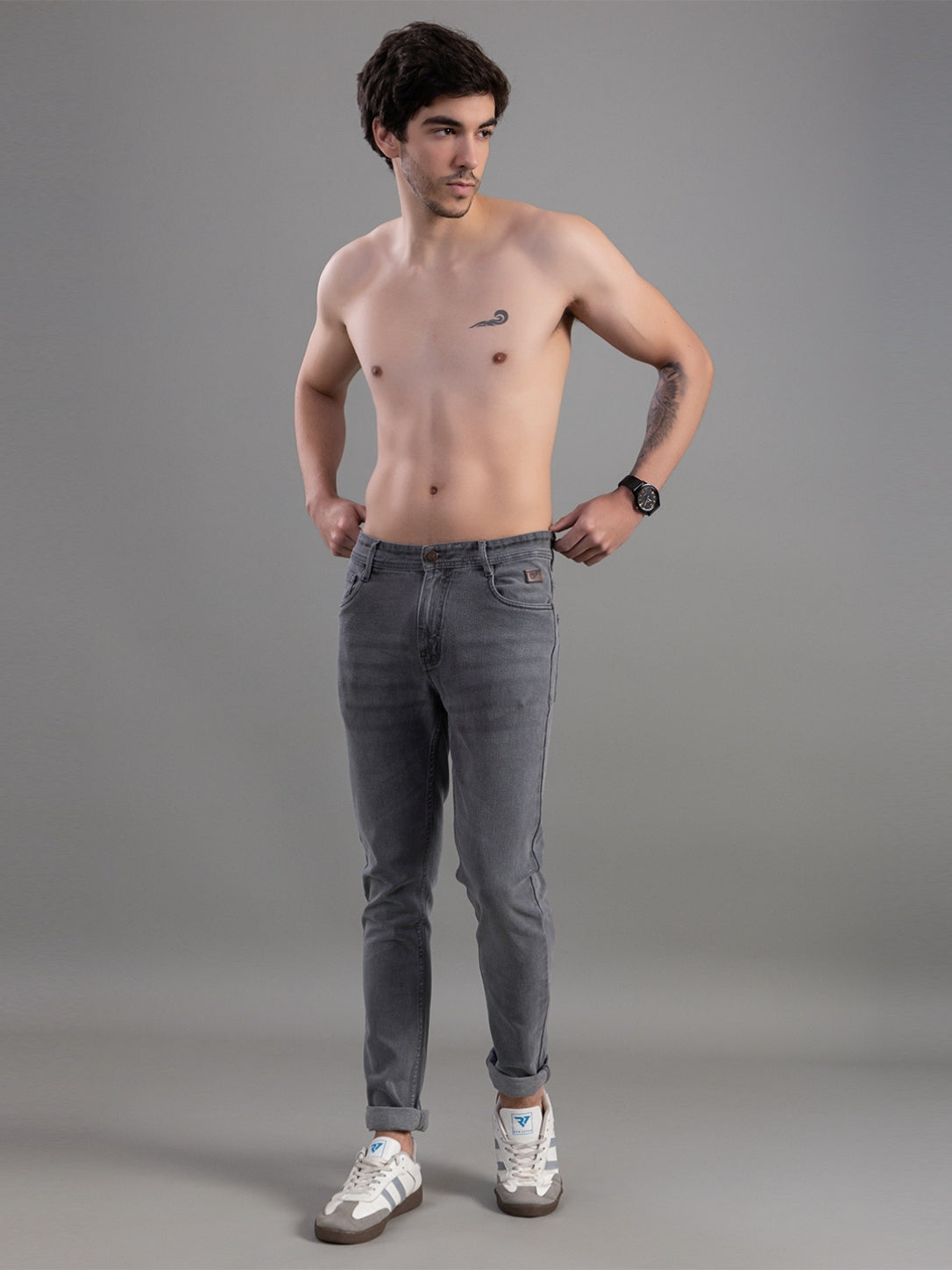 Club York Urban Wash Tapered Jeans
