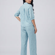 Relaxed Button-Down Co-Ord Set