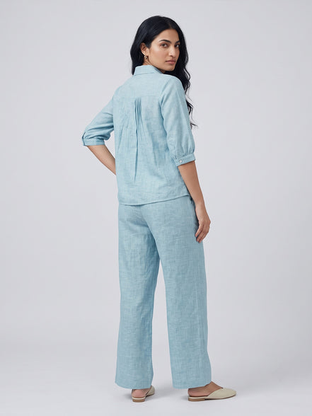 Relaxed Button-Down Co-Ord Set
