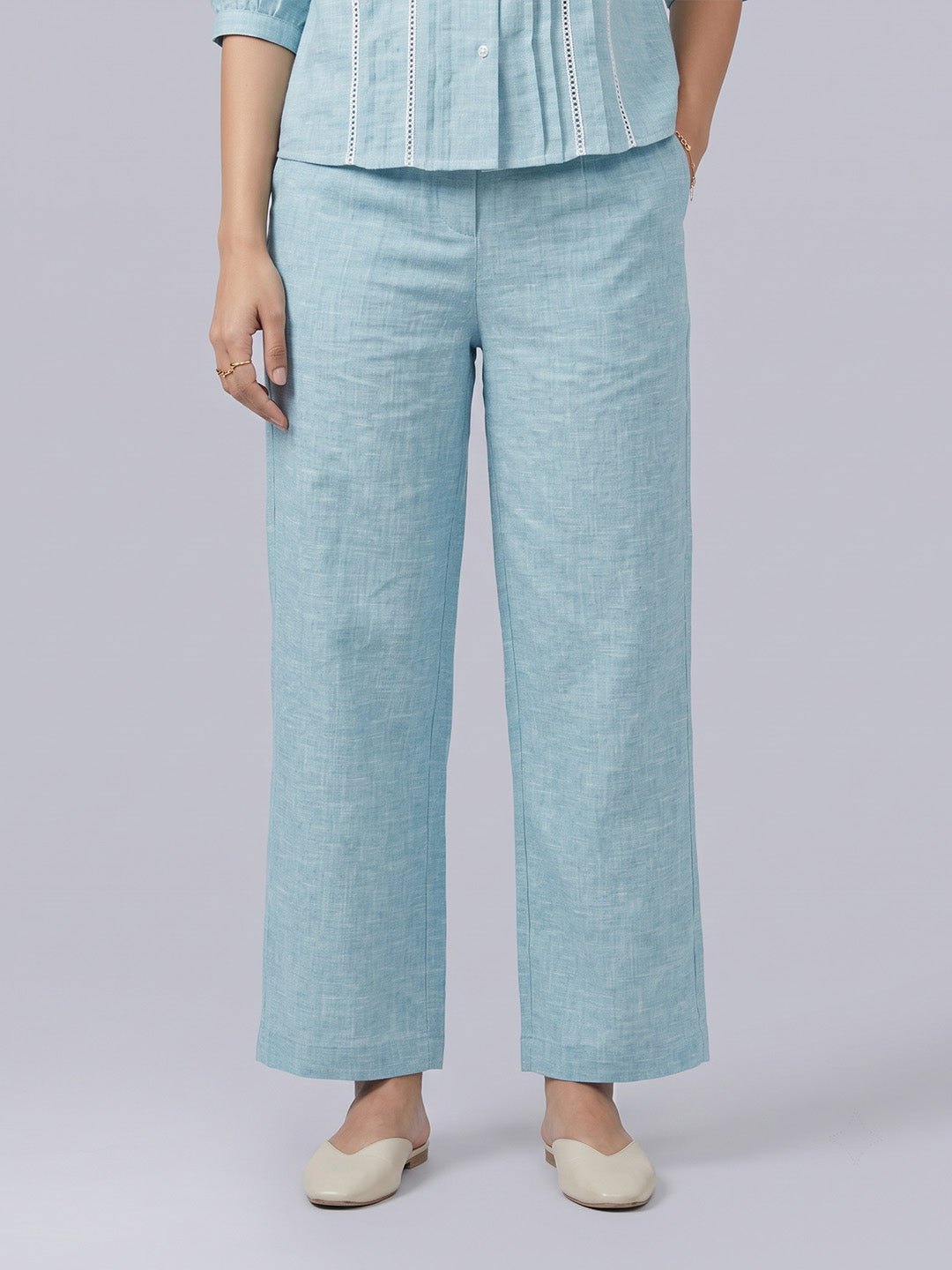 Relaxed Button-Down Co-Ord Set