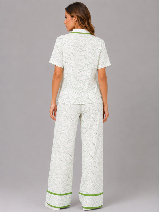 Sage Line Art Co-Ord Set