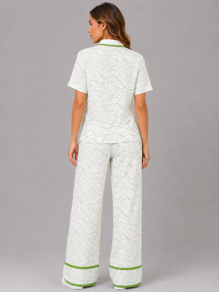 Sage Line Art Co-Ord Set