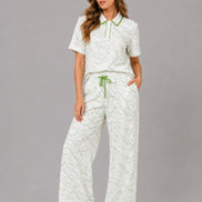 Sage Line Art Co-Ord Set