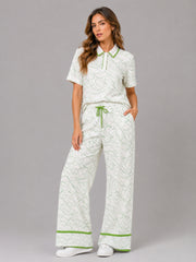 Sage Line Art Co-Ord Set