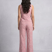 Mauve Floral Co-Ord Set For Women