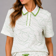 Sage Line Art Co-Ord Set