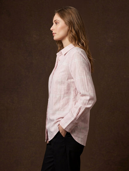 Blush Check Everyday Shirt For Women