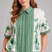 Forest Green Floral Co-Ord Set