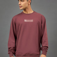Onion Pink Printed Sweatshirt