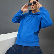 Blue Solid Sweatshirt