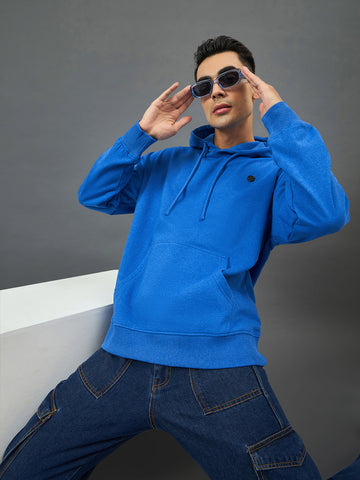 Blue Solid Sweatshirt