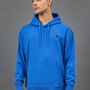 Blue Solid Sweatshirt