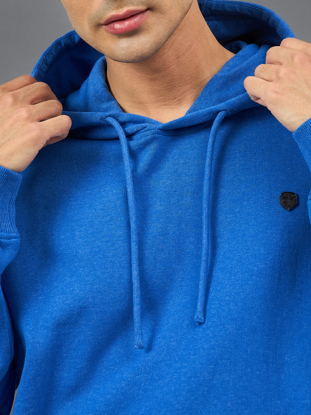 Blue Solid Sweatshirt