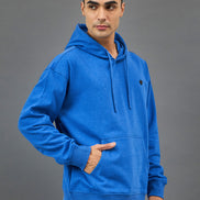 Blue Solid Sweatshirt