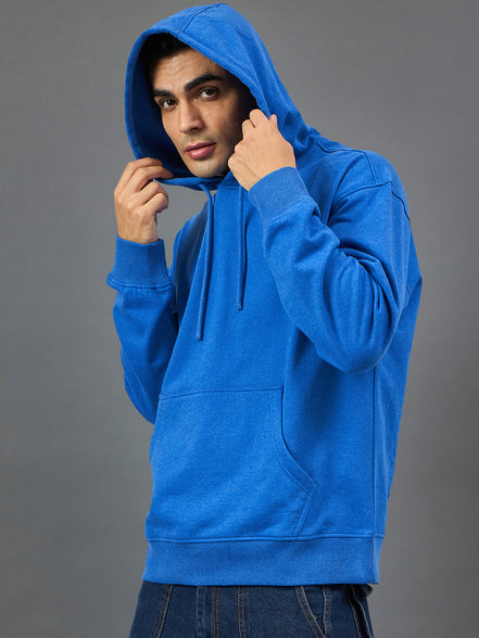 Blue Solid Sweatshirt
