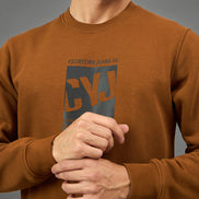 Camel Printed Sweatshirt
