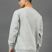 Light Grey Printed Sweatshirt