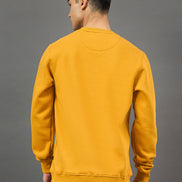 Mustard Printed Sweatshirt