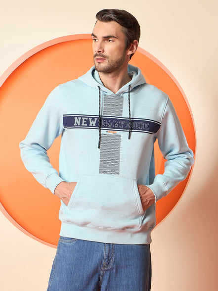 Sky Blue Hooded Sweatshirt