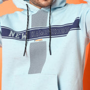 Sky Blue Hooded Sweatshirt