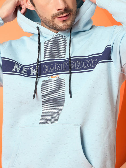 Sky Blue Hooded Sweatshirt