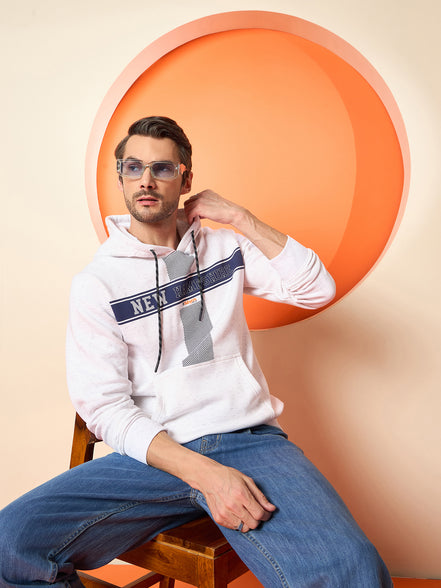 White Hooded Sweatshirt