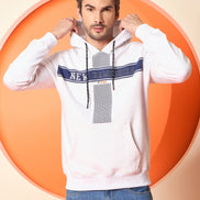 White Hooded Sweatshirt