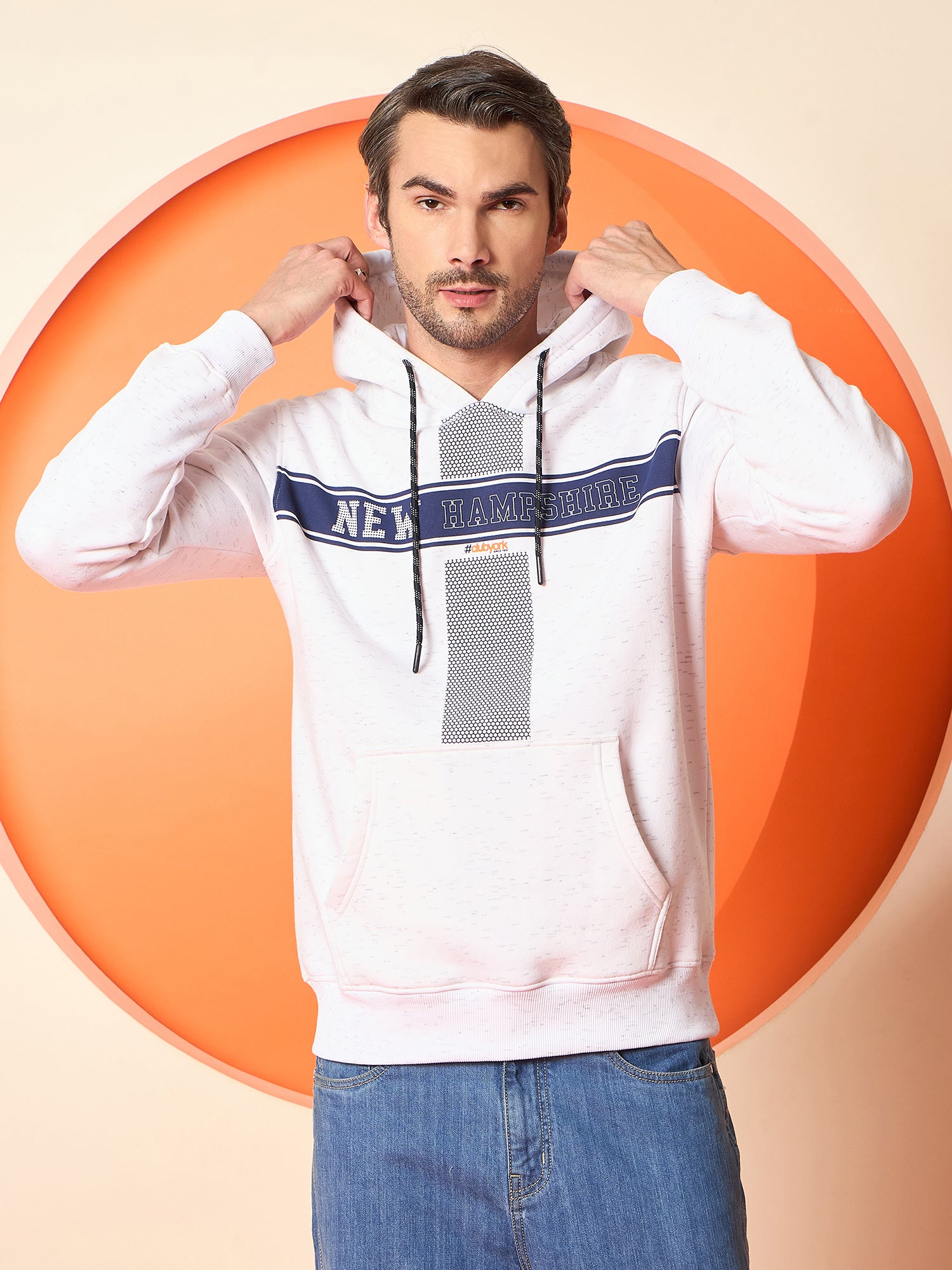 White Hooded Sweatshirt