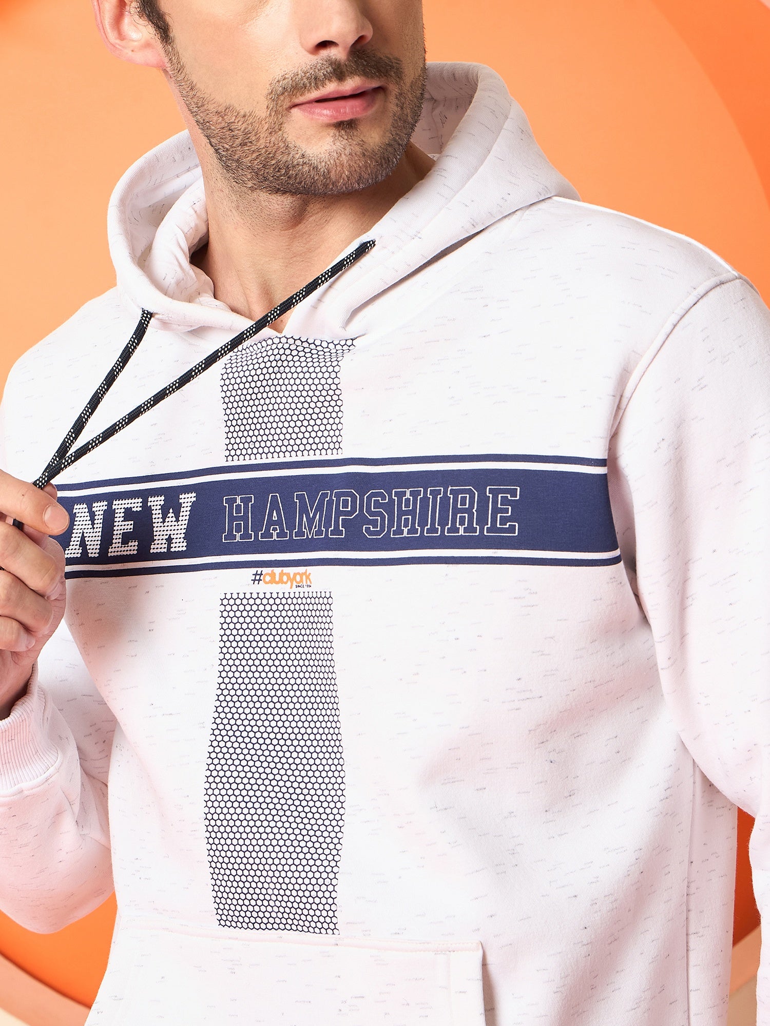White Hooded Sweatshirt