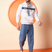 White Hooded Sweatshirt