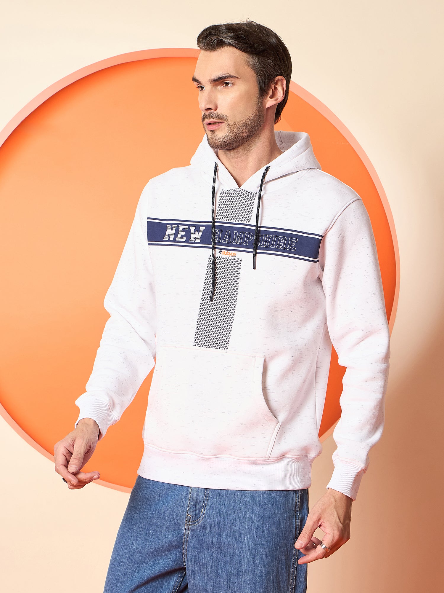 White Hooded Sweatshirt