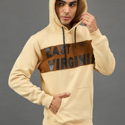 Beige Colorblocked Sweatshirt