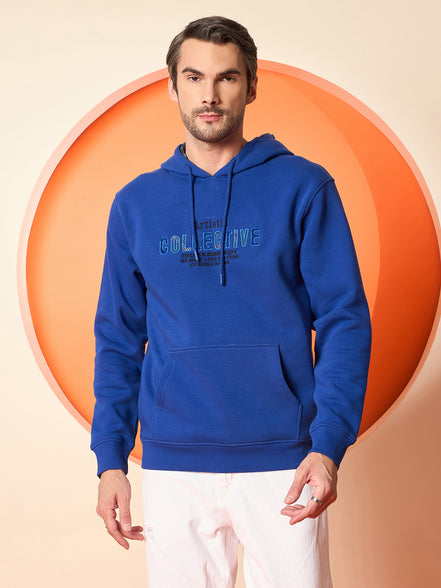 Royal Blue Hooded Sweatshirt