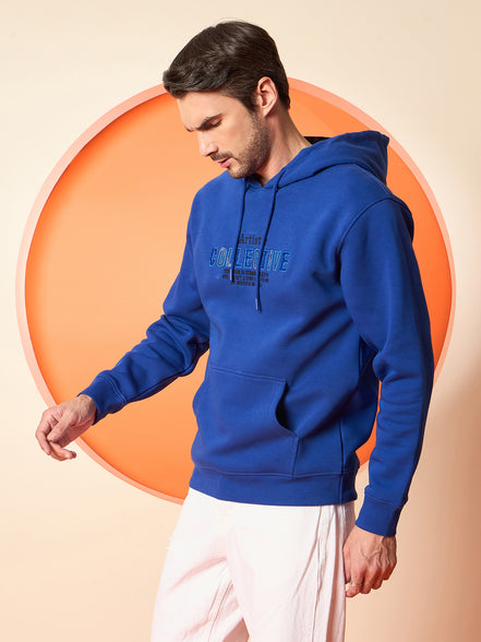 Royal Blue Hooded Sweatshirt