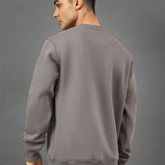 Grey Checks Sweatshirt