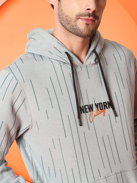Light Grey Hooded Sweatshirt