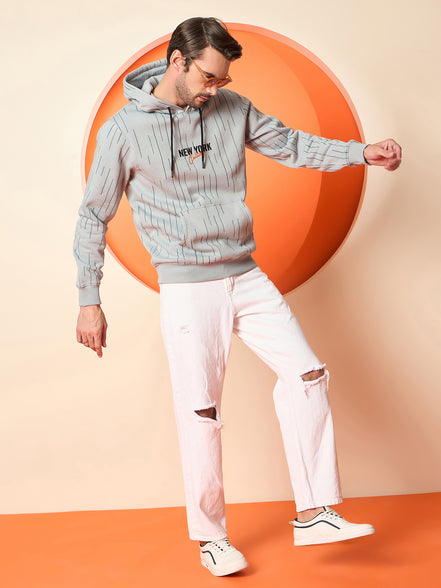 Light Grey Hooded Sweatshirt
