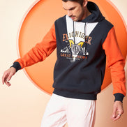 Navy Blue Hooded Sweatshirt