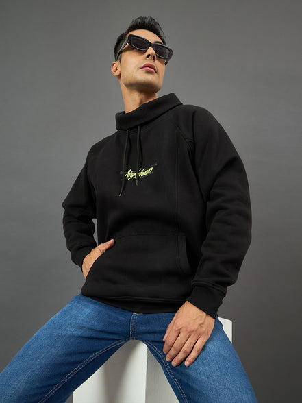 Black Printed Sweatshirt