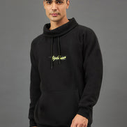 Black Printed Sweatshirt