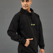 Black Printed Sweatshirt