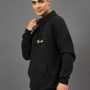 Black Printed Sweatshirt