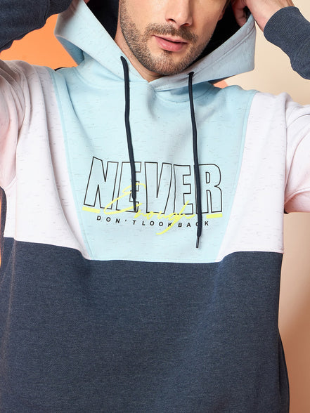 Navy Blue Hooded Sweatshirt
