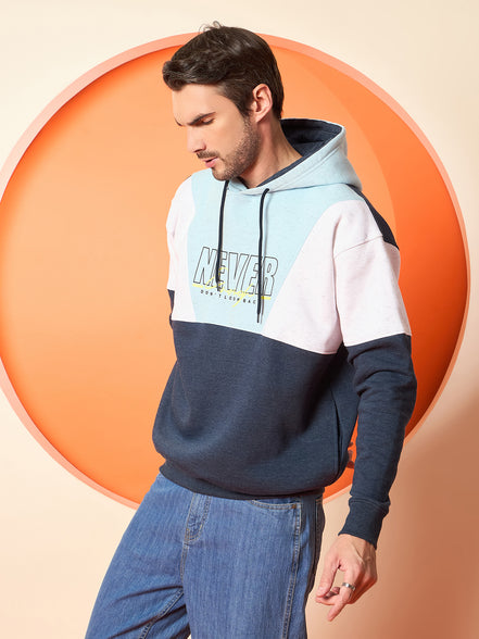 Navy Blue Hooded Sweatshirt